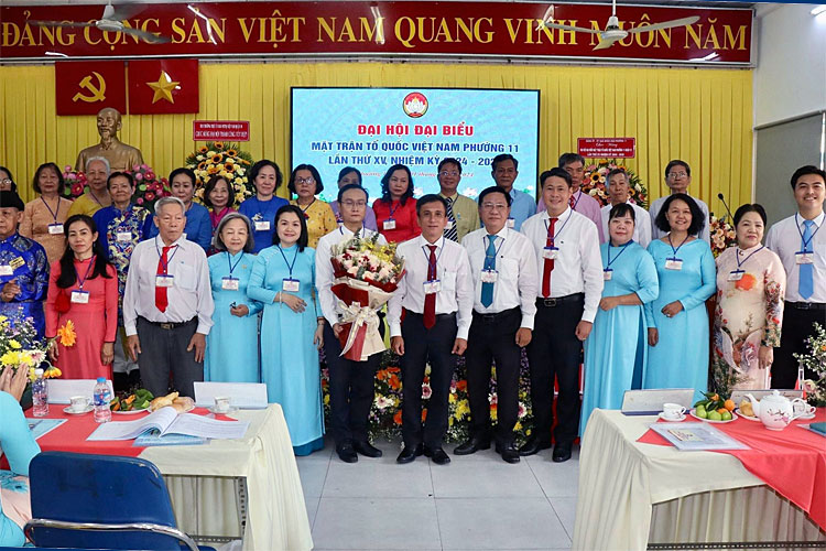 Image: Đại hội Đại biểu Mặt trận Tổ quốc Việt Nam Phường 11 Quận 10 lần thứ XV, nhiệm kỳ 2024 - 2029