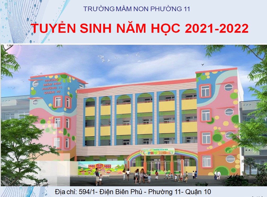 Image: Thông báo của Trường Mầm non Phường 11 Quận 10, ngày 21 tháng 6 năm 2021