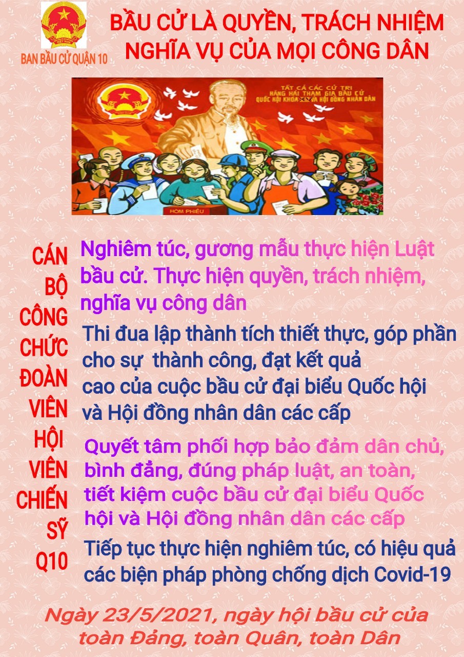 Image: Bầu cử Đại biểu Quốc hội khóa XV và Đại biểu Hội đồng nhân dân các cấp, nhiệm kỳ 2021 - 2026 là ngày hội của toàn dân